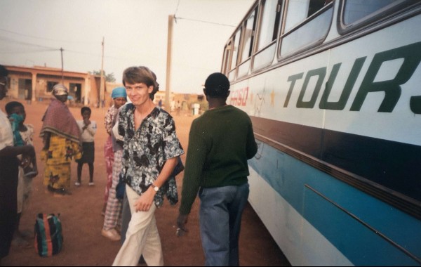 Didier en Afrique lors d’un voyage humanitaire