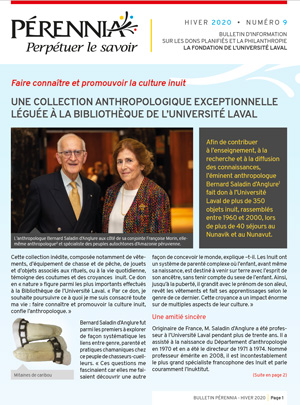 Couverture du Bulletin Pérennia no 9