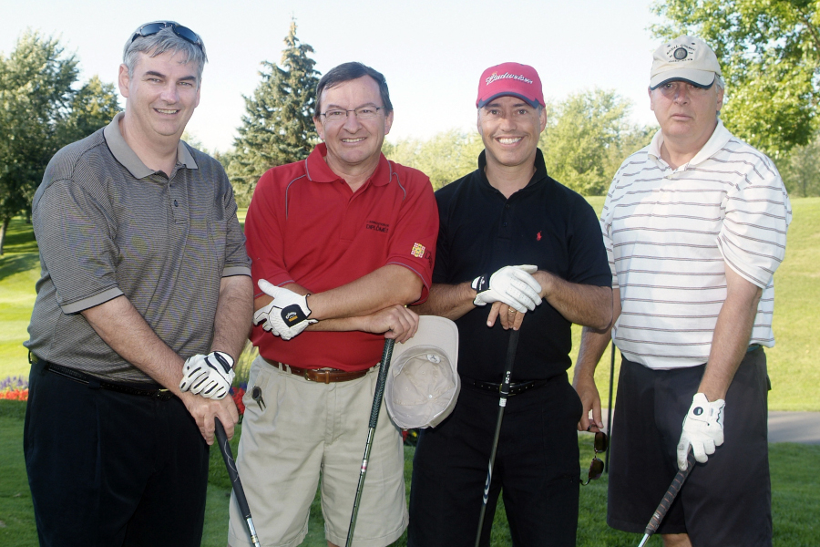 Robert Tremblay au tournoi de golf de l'Université Laval, en 2006.