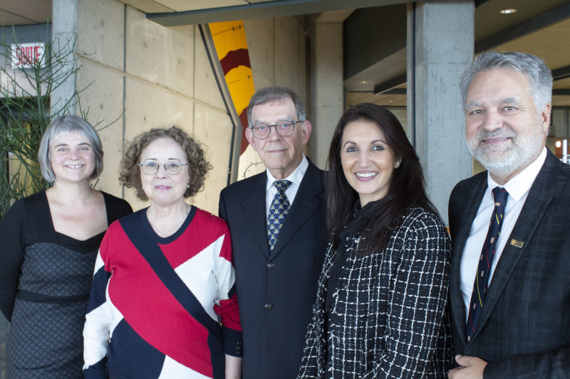 Dr Jacques Legrand et Francine Girard à l'Université Laval