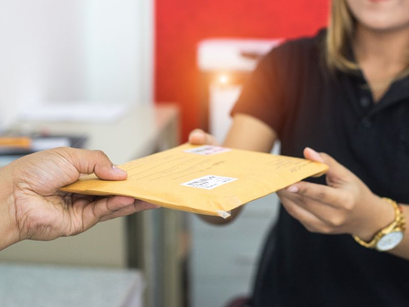 lettre postée