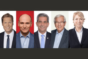 Cinq membres de la communauté de l'Université Laval, un professeur et quatre personnes diplômées, représentent les intérêts de leurs concitoyennes et concitoyens à Ottawa.