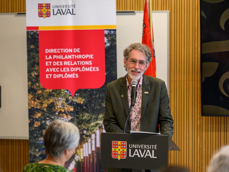 Julien Poitras, donateur Cent-Associés, urgentologue et doyen de la Faculté de médecine de 2017 à 2025 - Crédit photo : Jérémy Goulet
