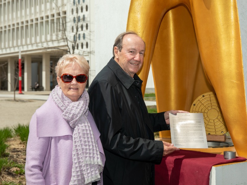 Richard Fortin et Lise Paquet-Fortin, membre Les Cent-Associés de l'Université Laval