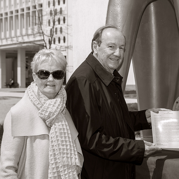 Richard Fortin et Lise Paquet, 67es membres du programme philanthropique Les Cent-Associés de l'Université Laval