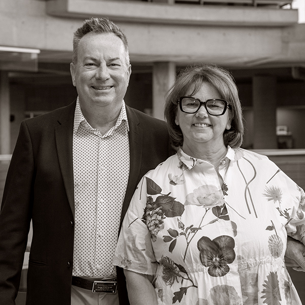 Yves Proteau et Anne Théberge, 68e membres du programme philanthropique Les Cent-Associés