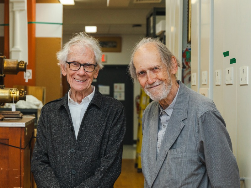 Claude Violette et son frère Jean-Guy Violette